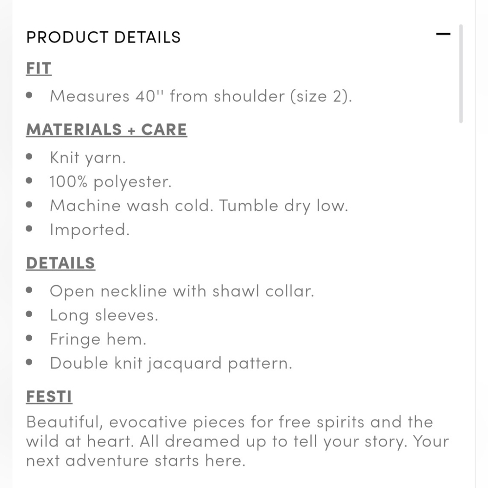 Torrid Festi  Long Cardigan Sweater - Picture 5 of 6